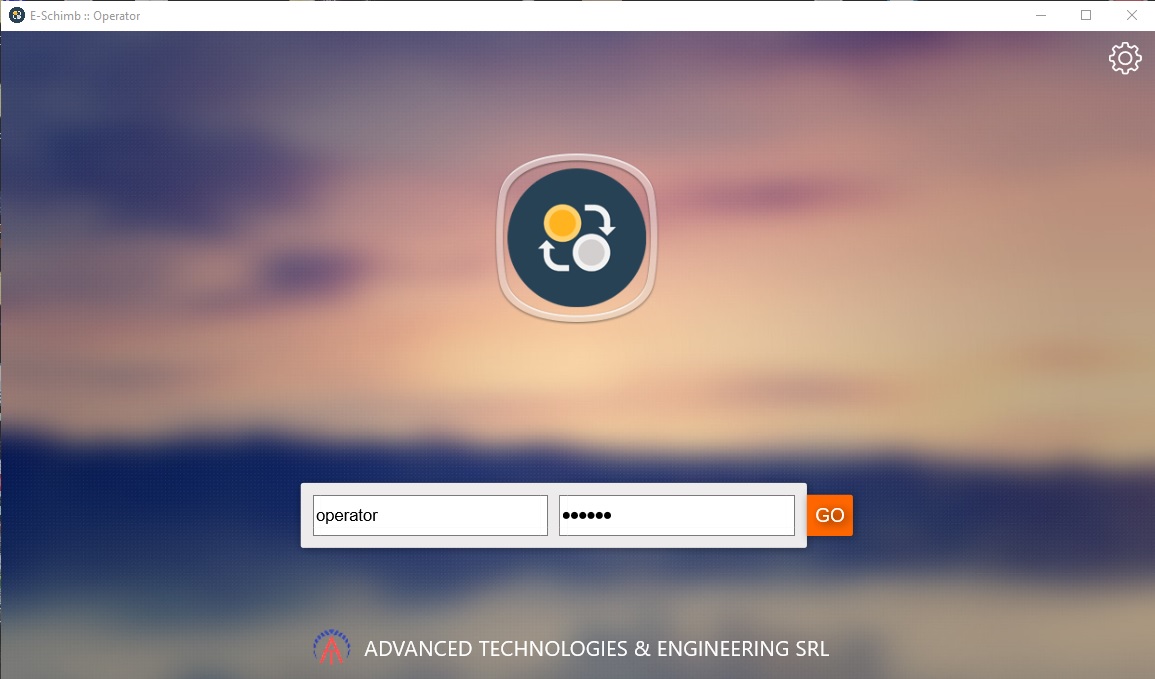 E-Schimb Application Screenshot